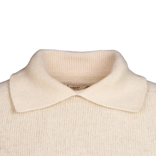 1920's Eton Collared Sports Sweater: Cream 3 1920's Eton Collared Sports Sweater: Cream - Image 3