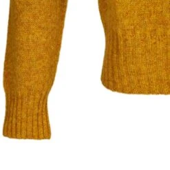 1920's Eton Collared Sports Sweater: Mustard -Aero Leathers 1920 s eton collared sports sweater mustard 2