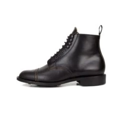 1920s Town Boots (Danite Sole): Black -Aero Leathers 1920s town boots danite sole black 3