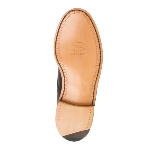 1920s Town Boots (Leather Sole): Black 2 1920s Town Boots (Leather Sole): Black - Image 2