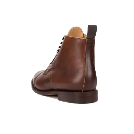 1920s Town Boots (Leather Sole): Brown 3 1920s Town Boots (Leather Sole): Brown - Image 3
