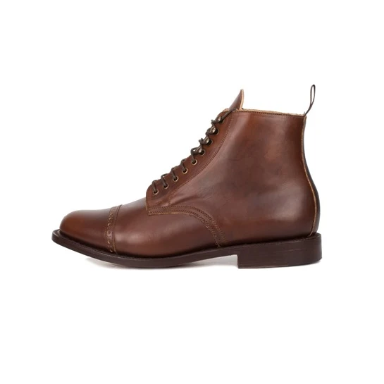 1920s Town Boots (Leather Sole): Brown 4 1920s Town Boots (Leather Sole): Brown - Image 4