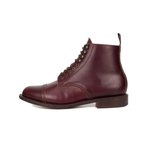 1920s Town Boots (Leather Sole): Cordovan 4 1920s Town Boots (Leather Sole): Cordovan - Image 4