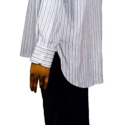 Aero CC41 Flannel Cotton Collarless Shirt -Aero Leathers aero cc41 flannel cotton collarless shirt 6