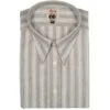 Aero CC41 Heavy Cotton Spearpoint Collar Shirt: Grey Stripe