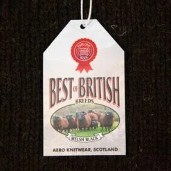 "Best Of British Breeds" Sweater: The Black Welsh -Aero Leathers best of british breeds sweater the black welsh 5