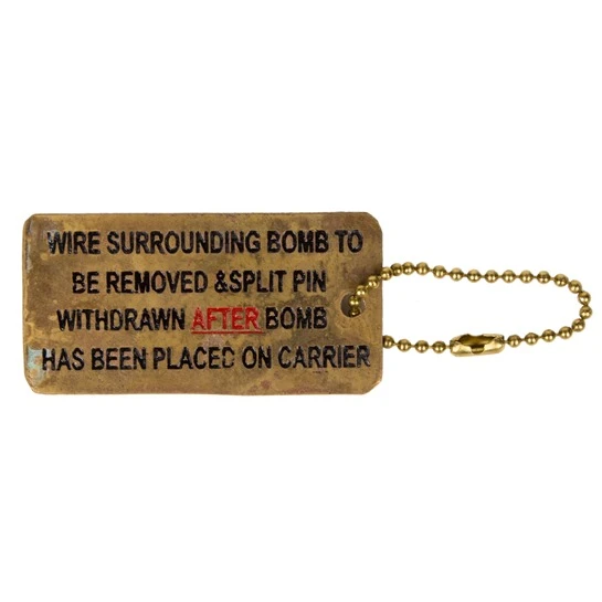 Bomb Safety Pin Tag 2 Bomb Safety Pin Tag - Image 2