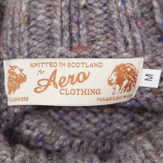 Cashmere & Merino 'Cairngorm' Ski Sweater: Grey 5 Cashmere & Merino 'Cairngorm' Ski Sweater: Grey - Image 5