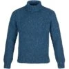 Cashmere & Merino 'Cairngorm' Ski Sweater: Steel Blue