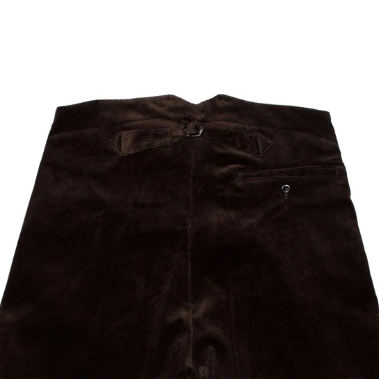 CC41 Corduroy Trousers: Brown 3 CC41 Corduroy Trousers: Brown - Image 3