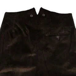 CC41 Corduroy Trousers: Brown (Made By Bookster) -Aero Leathers cc41 corduroy trousers brown made by bookster 2