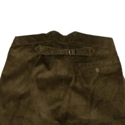 CC41 Corduroy Trousers: Forest Green -Aero Leathers cc41 corduroy trousers forest green 2