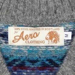 Classic 1940's Fair Isle: Gairloch -Aero Leathers classic 1940 s fair isle gairloch 3