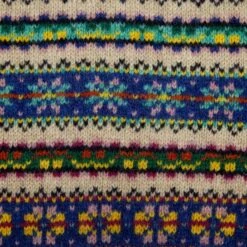 Classic 1940's Fair Isle: Hebridean Sky -Aero Leathers classic 1940 s fair isle hebridean sky 2