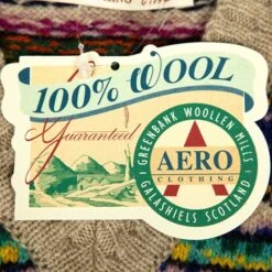 Classic 1940's Fair Isle: Hebridean Sky -Aero Leathers classic 1940 s fair isle hebridean sky 4