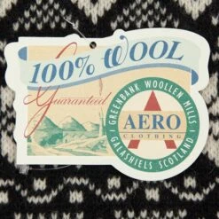 Classic 1940's Fair Isle: Monochrome -Aero Leathers classic 1940 s fair isle monochrome 4