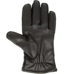 Classic Deerskin Gloves: Black -Aero Leathers classic deerskin gloves black 2