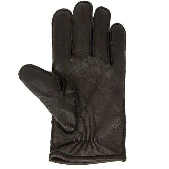 Classic Deerskin Gloves: Brown 3 Classic Deerskin Gloves: Brown - Image 3