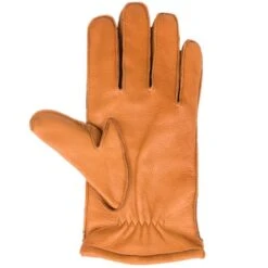 Classic Deerskin Gloves: Tan -Aero Leathers classic deerskin gloves tan 2