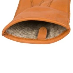 Classic Deerskin Gloves: Tan -Aero Leathers classic deerskin gloves tan 3