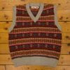 END OF LINE/CLEARANCE Classic 1940's Fair Isle Vest (Last One - XXL)