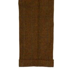 END OF LINE/CLEARANCE Harris Tweed Trousers: Autumn Window Pane -Aero Leathers end of line clearance harris tweed trousers autumn window pane 4
