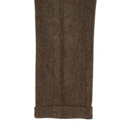 END OF LINE/CLEARANCE Harris Tweed Trousers: North Sea Herringbone -Aero Leathers end of line clearance harris tweed trousers north sea herringbone 4