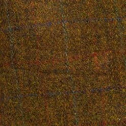 END OF LINE/CLEARANCE Harris Tweed Waistcoat: Autumn Window Pane (SIZE L) -Aero Leathers end of line clearance harris tweed waistcoat autumn window pane size l 3