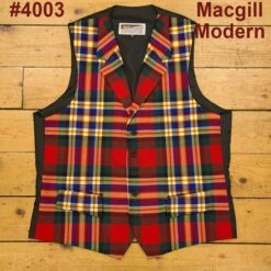 END OF LINE/CLEARANCE Lochcarron Tartan Waistcoats (Size 40) 10 END OF LINE/CLEARANCE Lochcarron Tartan Waistcoats (Size 40) -Aero Leathers end of line clearance lochcarron tartan waistcoats size 40 2