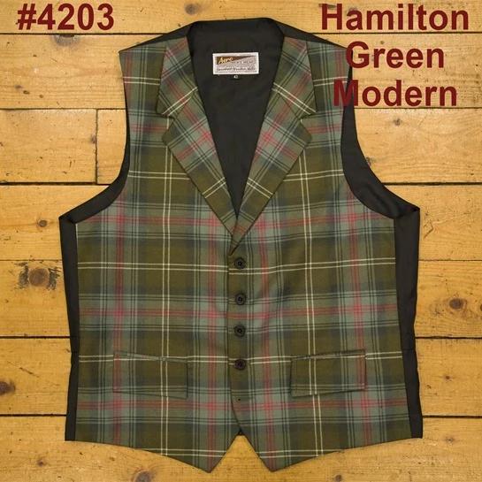 END OF LINE/CLEARANCE Lochcarron Tartan Waistcoats (Size 42) 3 END OF LINE/CLEARANCE Lochcarron Tartan Waistcoats (Size 42) - Image 3