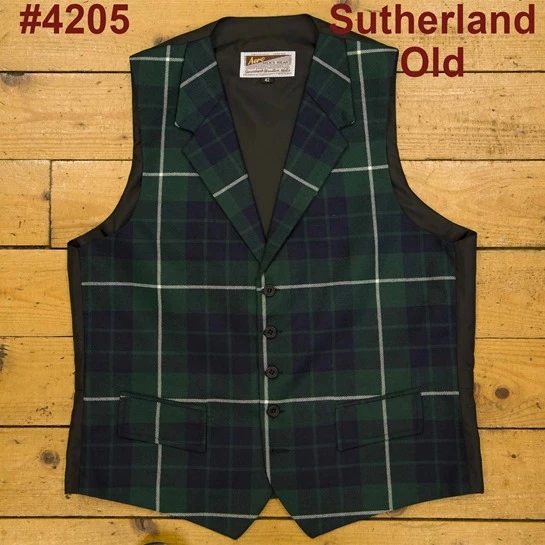 END OF LINE/CLEARANCE Lochcarron Tartan Waistcoats (Size 42) 5 END OF LINE/CLEARANCE Lochcarron Tartan Waistcoats (Size 42) - Image 5