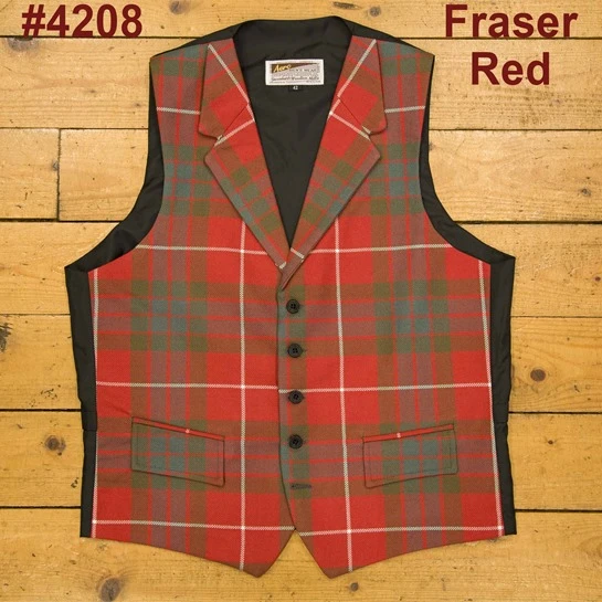 END OF LINE/CLEARANCE Lochcarron Tartan Waistcoats (Size 42) 8 END OF LINE/CLEARANCE Lochcarron Tartan Waistcoats (Size 42) - Image 8