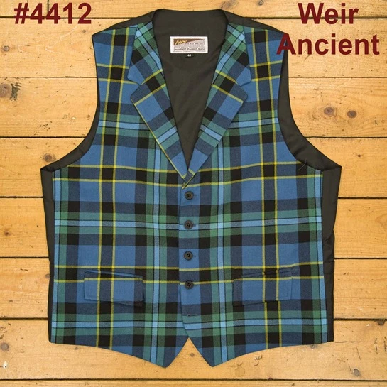 END OF LINE/CLEARANCE Lochcarron Tartan Waistcoats (Size 44) 8 END OF LINE/CLEARANCE Lochcarron Tartan Waistcoats (Size 44) - Image 8