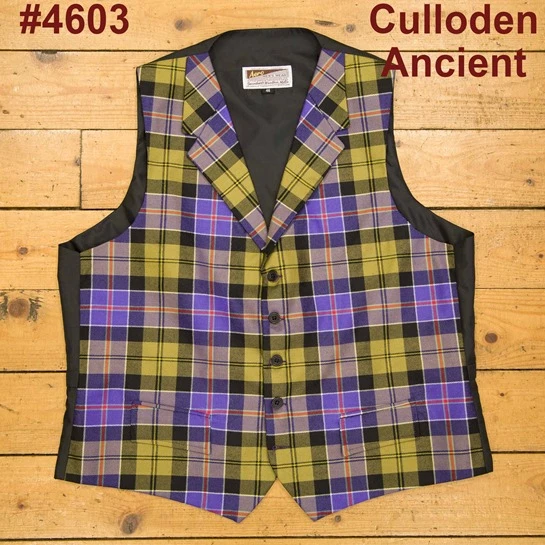 END OF LINE/CLEARANCE Lochcarron Tartan Waistcoats (Size 46) 3 END OF LINE/CLEARANCE Lochcarron Tartan Waistcoats (Size 46) - Image 3