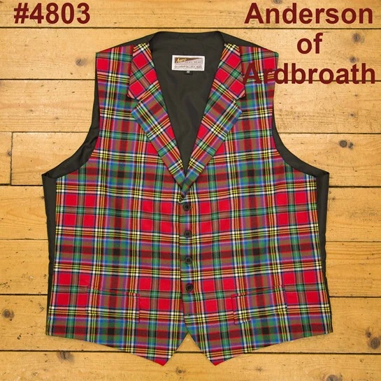 END OF LINE/CLEARANCE Lochcarron Tartan Waistcoats (Size 48) 2 END OF LINE/CLEARANCE Lochcarron Tartan Waistcoats (Size 48) - Image 2