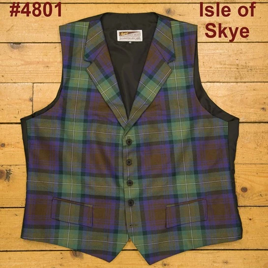 END OF LINE/CLEARANCE Lochcarron Tartan Waistcoats (Size 48) 1 END OF LINE/CLEARANCE Lochcarron Tartan Waistcoats (Size 48)