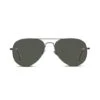 END OF LINE/CLEARANCE Willems X Aero Leather A-2 Sunglasses: Graphite Black