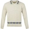 Fair Isle Trimmed Eton Sports Sweater