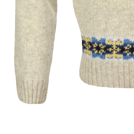 Fair Isle Trimmed Eton Sports Sweater 3 Fair Isle Trimmed Eton Sports Sweater - Image 3