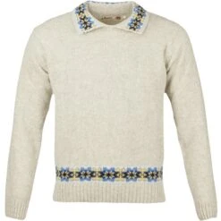 Fair Isle Trimmed Eton Sports Sweater
