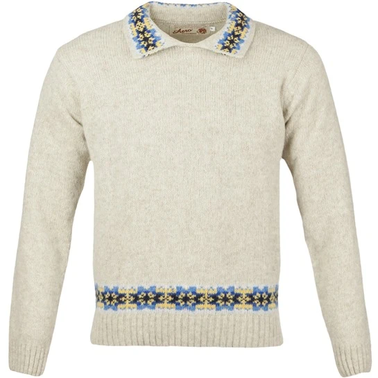 Fair Isle Trimmed Eton Sports Sweater 1 Fair Isle Trimmed Eton Sports Sweater