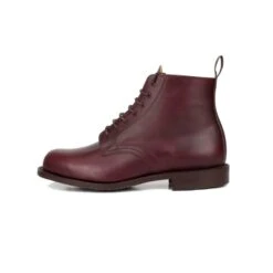 Jarrow Marcher Boots (Danite Sole): Cordovan -Aero Leathers jarrow marcher boots danite sole cordovan 3