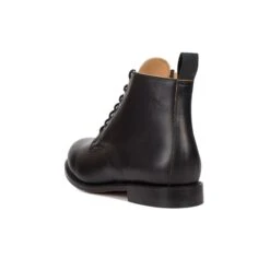 Jarrow Marcher Boots (Leather Sole): Black -Aero Leathers jarrow marcher boots leather sole black 2