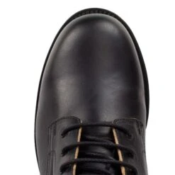 Jarrow Marcher Boots (Leather Sole): Black -Aero Leathers jarrow marcher boots leather sole black 4