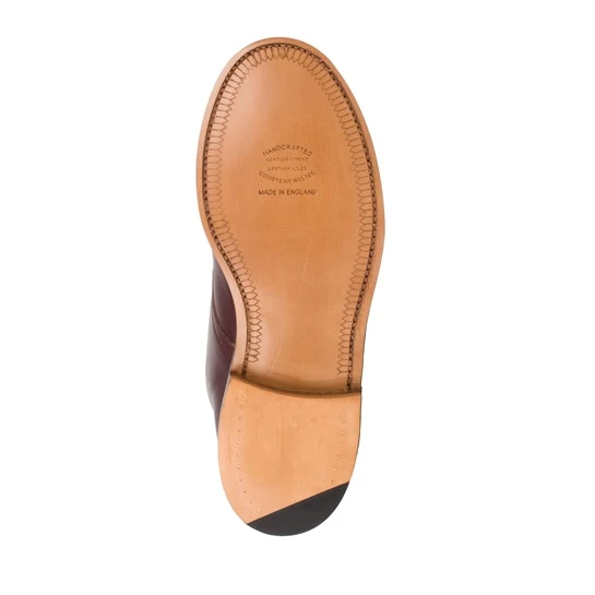 Jarrow Marcher Boots (Leather Sole): Cordovan 2 Jarrow Marcher Boots (Leather Sole): Cordovan - Image 2