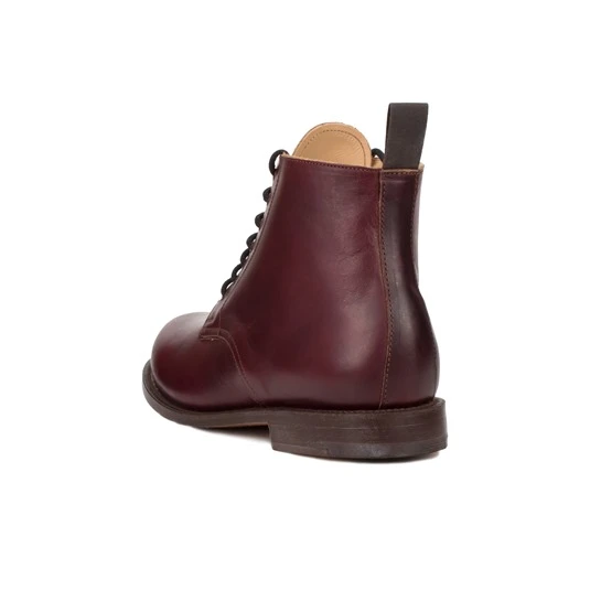 Jarrow Marcher Boots (Leather Sole): Cordovan 3 Jarrow Marcher Boots (Leather Sole): Cordovan - Image 3