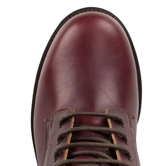 Jarrow Marcher Boots (Leather Sole): Cordovan 5 Jarrow Marcher Boots (Leather Sole): Cordovan - Image 5