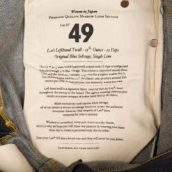 Lee 101 Rider Jeans: Dry 14oz -Aero Leathers lee 101 rider jeans dry 14oz 6