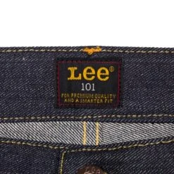 Lee 101B Jeans: Dry 14oz -Aero Leathers lee 101b jeans dry 14oz 7