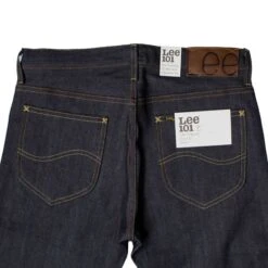 Lee 101z Jeans: Dry 14oz -Aero Leathers lee 101z jeans dry 14oz 3